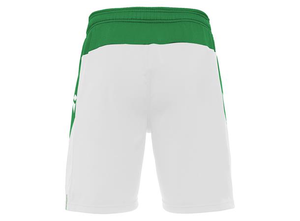 Tempel Match Day Short WHT/GRN M Teknisk kampshorts - Unisex 