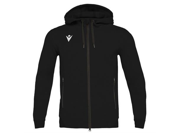 Zither Full Zip Hoody BLK S Hettejakke i myk bomullsmiks 
