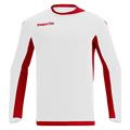 Kelt Shirt Longsleeve WHT/RED S Trenings-&  kampdrakt m/lang arm-Unisex