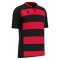 Alabaster shirt BLK/RED XS Teknisk kamp og treningsdrakt - Unisex