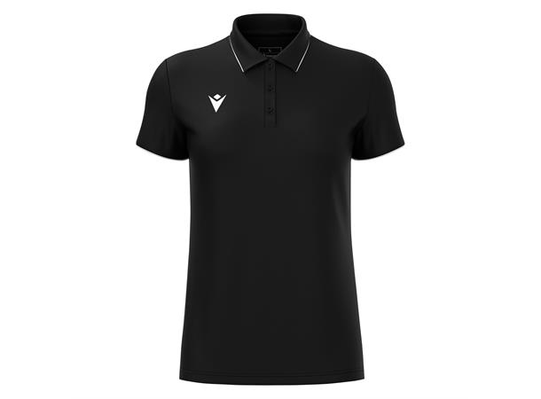 Melody polo BLK/WHT 3XS Poloskjorte - Dame 