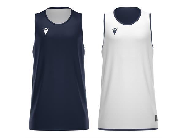 X500 Basket Shirt NAV/WHT 3XL Vendbar teknisk basketdrakt - Unisex 